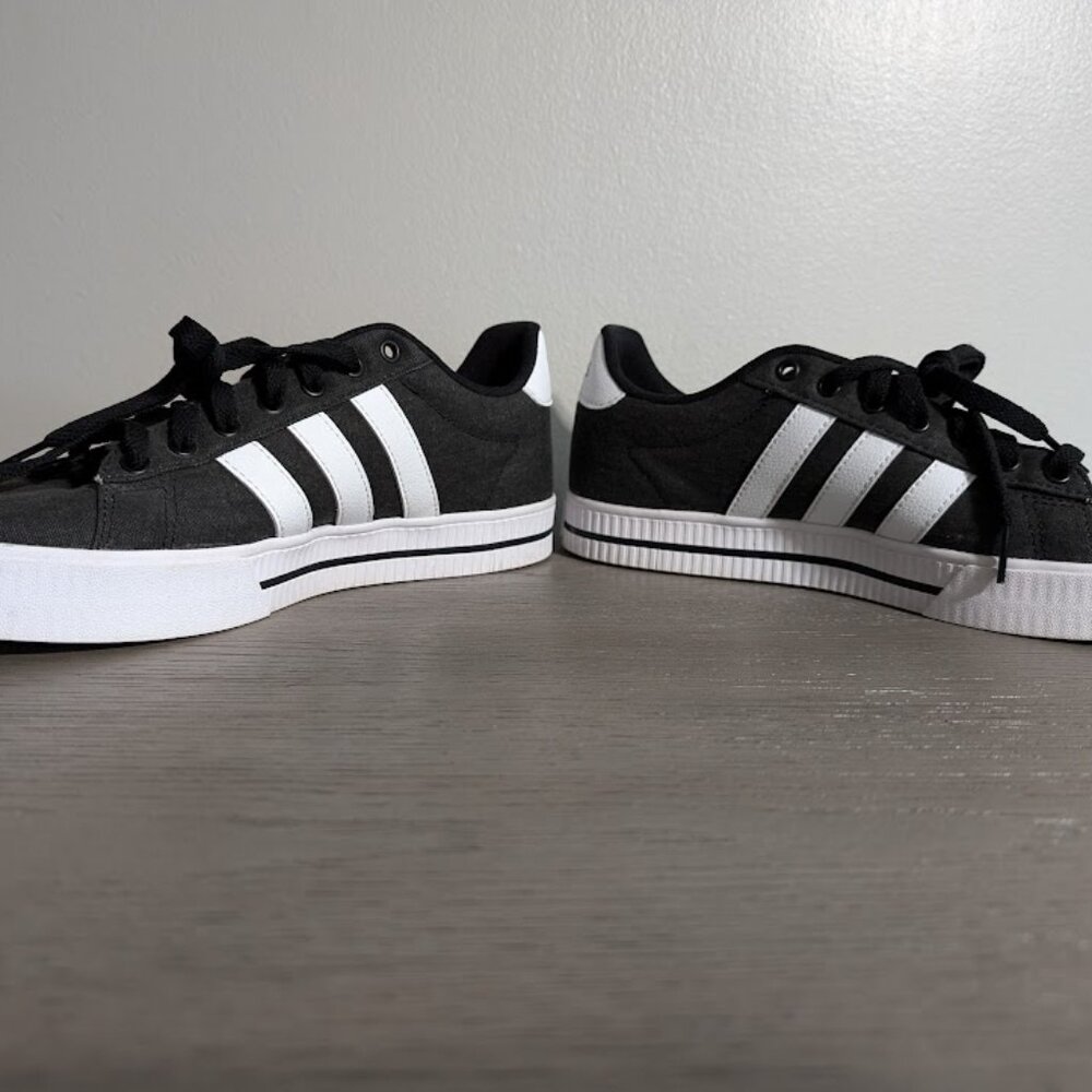 Adidas Daily 3.0 'Black White' Men's Lifestyle Skateboarding Shoes Size 9 - Picture 7 of 9